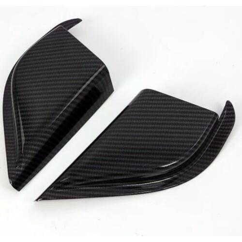 Carbon Fiber Front Door Interior Triangle Cover Trim Window A Pillar Decal Stickers For Ford Focus 2019 2020 Car Accessories