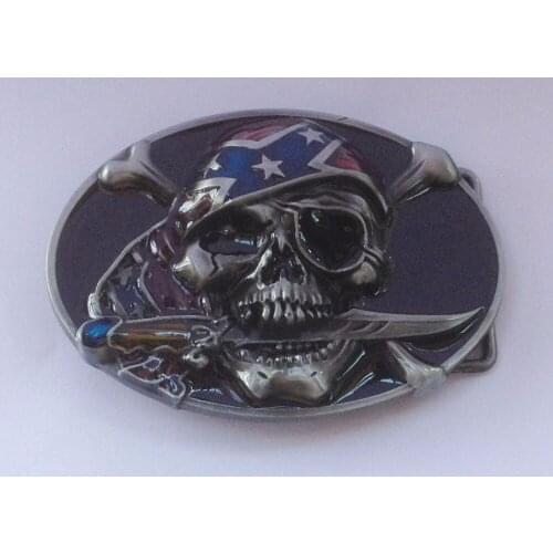 The One Eyed Skull Belt Buckle suitable for 4cm wideth belt with continous stock