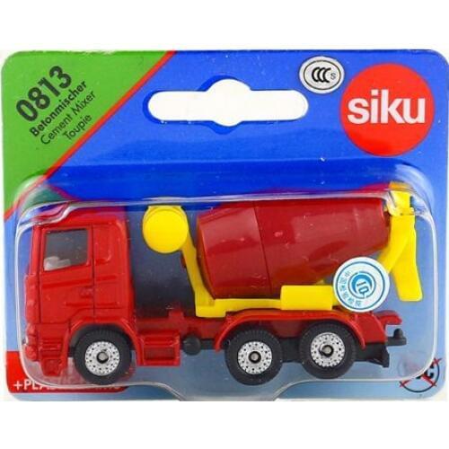 SIKU 0813/Diecast Metal Model Toy/Concrete Mixer Truck/Educational Engineering Car for childrens gift or collection/Small