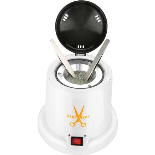 100W Sterilizer Manicure Equipment Sterilizer Box Pot Nail Art Tools Nail Art Quartzite Beads High Temperature Disinfector Tools