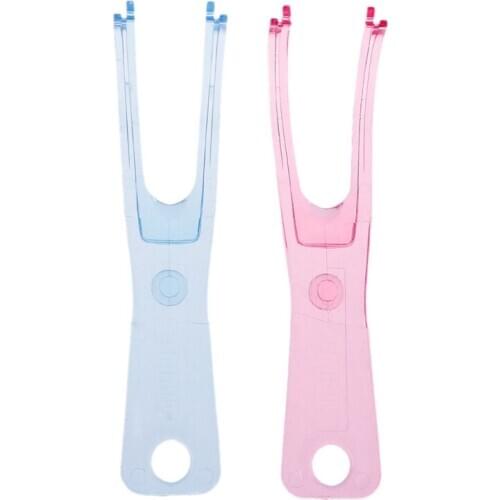 Dental Floss Holder Aid Oral Picks Teeth Care Interdental Convenient Durable