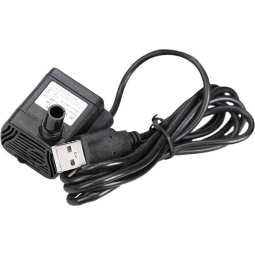 Ultra-Quiet Mini Brushless Usb Water Pump 5V 70Cm Submersible Fountain Aquarium Circulating