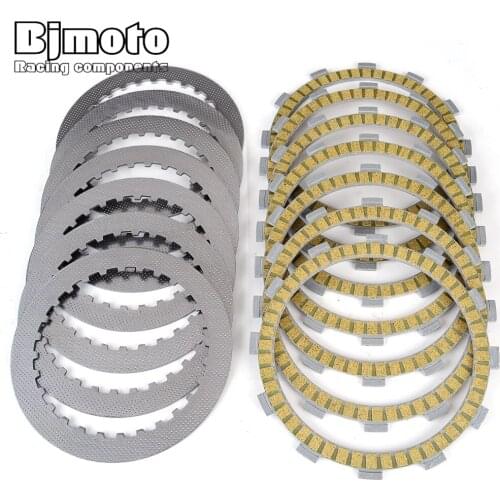 Motorcycle Engine Parts Clutch Friction Plates Set For Honda CB500T 1974-1977 22201-MA7-000 22321-MG8-000 22321-283-000