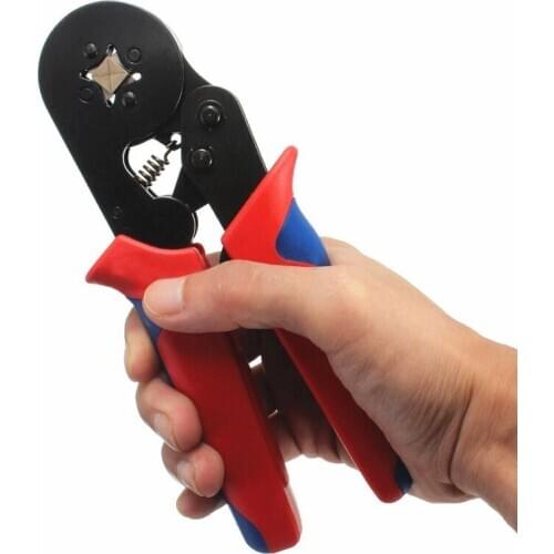 1pcs 0.25-6mm Mini Self-adjustable Crimping Pliers Cable Terminal Crimper Press Tool Hand tools