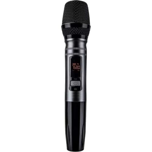 1Pcs/Set Ux2 Uhf Auto Wireless Dynamic Microphone System With Receiver For Amplifier Mixer Speaker Desktop Bus Audio