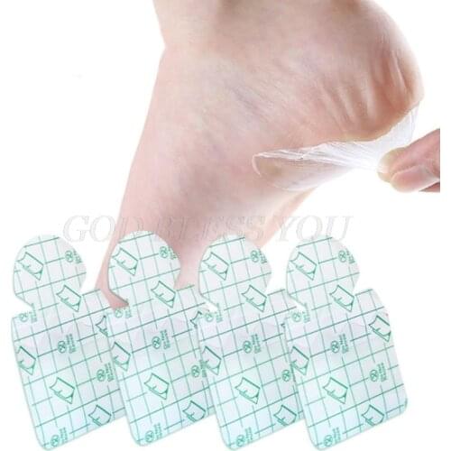 10/20/30Pcs Unisex Heel Stickers Moisturizing Invisible Clear Gel Foot Adhesive Pad Anti-Cracked Repair Dry Pastes Drop Shipping