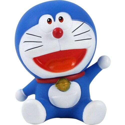 10cm Anime Cartoon Cute Doreamon PVC Action Figure Collectible Model Toy Doll For Children