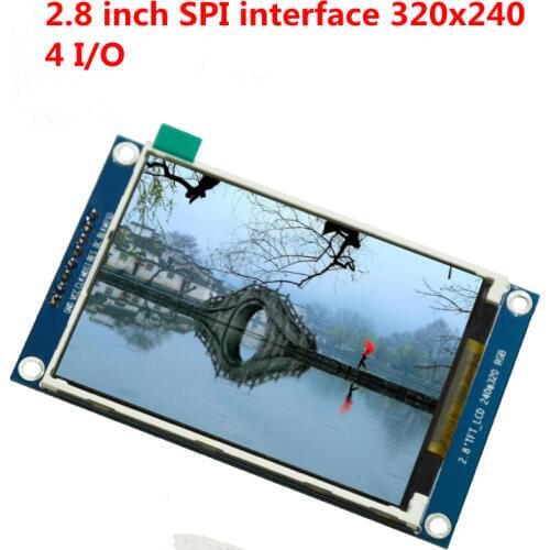 2.8 inch TFT LCD Module no Touch Panel ILI9341 Drive IC 240(RGB)*320 SPI Interface blue board 240x320 for raspberry pi uno r3