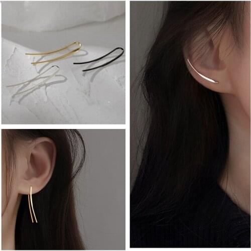 2 Pair New Top Lady Piercing Ear Gold Accessories Trendy Silver Plated Earrings Women Jewelry Charms Geometric Earring