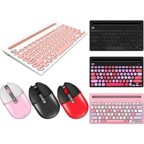 79 keys 2.4G dual-mode mobile phone tablet desktop universal mini Dream makeup color matching series keyboard