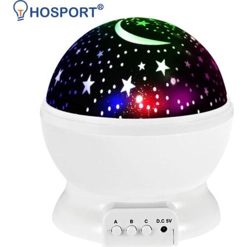 Children Bedroom Star Night Lamp LED Rotating Night Lights Projector Starry Sky Bedroom Romantic Projection Lamp