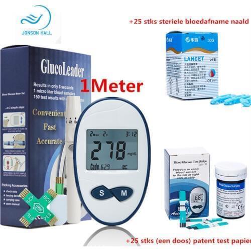For Measuring Sugar In Blood Glycercimeter Glyccosis Mediator In Blood With Diabetic Test Strips For Glucometro Diabetes