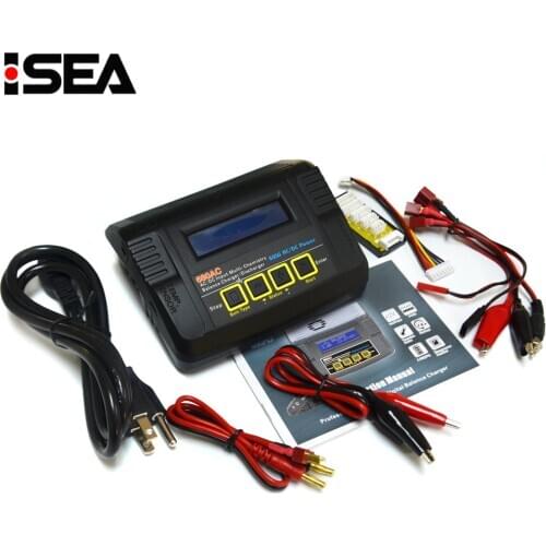 HTRC 680AC 80W 6A AC/DC Dual Power RC Battery Balance Charger Discharger For 1-6s LiPo/LiFe/Lilon Battery Charging