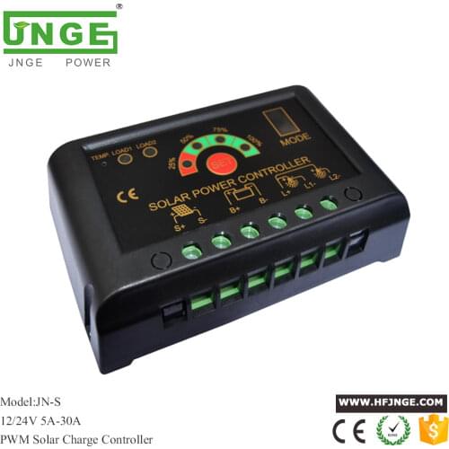 12V/24V 10A PWM Solar Charge Controller