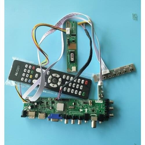Kit for B141EW04 /V5/V6/V7 LCD Panel Controller board 1280X800 1 CCFL 30pin Screen monitor HDMI VGA DVB-T2 Digital TV USB AV