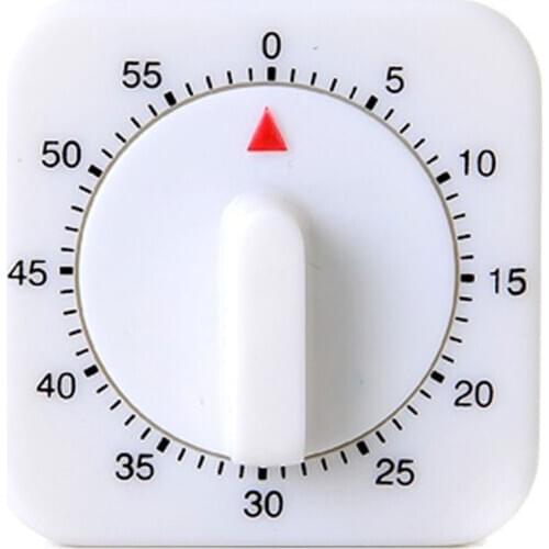Kitchen Timer Novelty Square Shape 60 Minute Mechanical Timer Reminder Counting Count Down Alarm Reminder