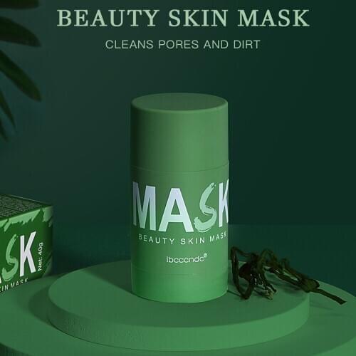 Clean Face Mask Beauty Skin Green Tea Clean Face Mask Stick Cleans Pores Dirt Moisturizing Hydrating Whitening Care Face Tools