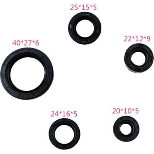 Motorcycle Engine Oil Seal Rubber Gear Shaft Seal For Suzuki GN125 GS125 Oil Seal Spare Parts