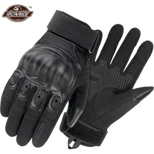 Motorcycle Gloves Summer Moto Gloves Touch Screen Motocross Gloves Non-slip Guantes Moto PU Leather Pit Bike Guantes