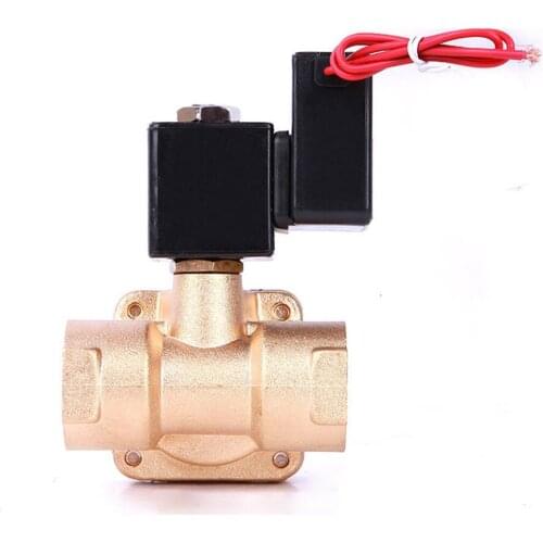 1" Normally Closed Brass High Pressure 16 Bar Non Hot Solenoid Valve 110V 24V 12V 24v