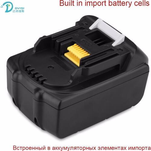 Original DVISI 18V 3000mAh Li-ion Rechargeable Battery Pack Replacement Power Tools Batteries for Makita BL1830 BHP451