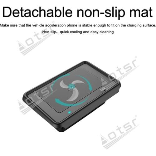 QI car infrared fast wireless charger For Honda CR-V 2017 2018 2019 Fast Wireless Charging Car Phone Holder for iphone / Samsung