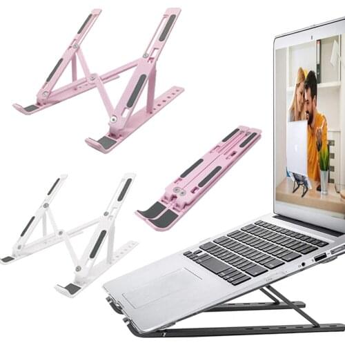 Adjustable Non-slip Laptop Stand Support Holder Base Riser Notebook Cooling Stand Portable for Tablet