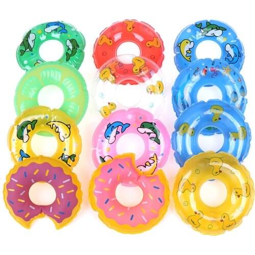 1 PC Baby Toys Best Gift Pink Blue Swimming Buoy Lifebelt Ring For Barbie Doll Accessories Dolls DIY Dollhouse Toy