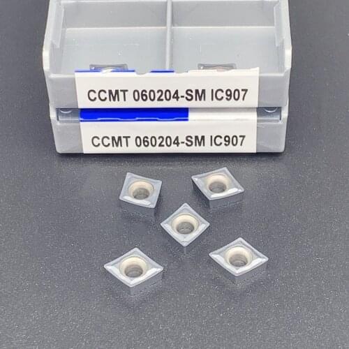 CCMT060204-SM IC907/IC908 CCMT060208-SM IC907/IC908 Internal Turning Tools Carbide Insert Lathe Cutter Tool Turning Insert