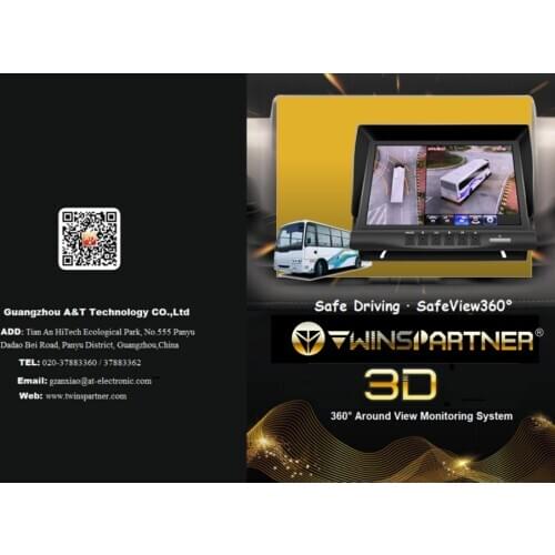 TWINSPARTNER New 3D 360 HD AVM 9-inch All-in-One Touchable Device 1280*720 (TP319M09A)