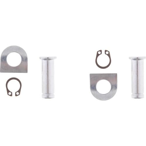 2 Packs Chrome Replacement Lever Pivot Pin/Clip Kit For Lever Assembly