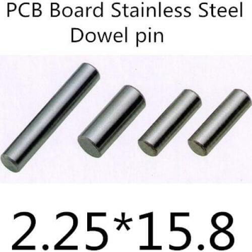 200pcs/lot High Quality 2.25mm stainless steel pcb board dowel pin length 15,8