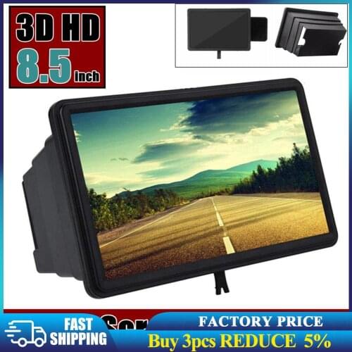 3D Phone Screen Magnifier HD Amplifying Stand Movie Video Desktop Amplifier Universal 3D Magnifier