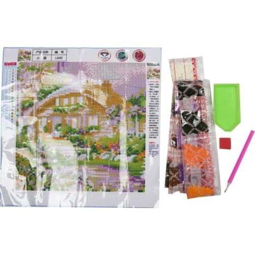 5D Full Drilled Diy Diamond Painting Cross needle Square Diamond Embroider 30*30cm #2 CNIM Hot