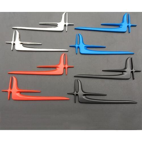 Auto Modification Accessories 3D Metal Side Emblem Badge Decals Car Stickers For Mercedes Benz CLA C180 C220 C300 E260 E200 W204