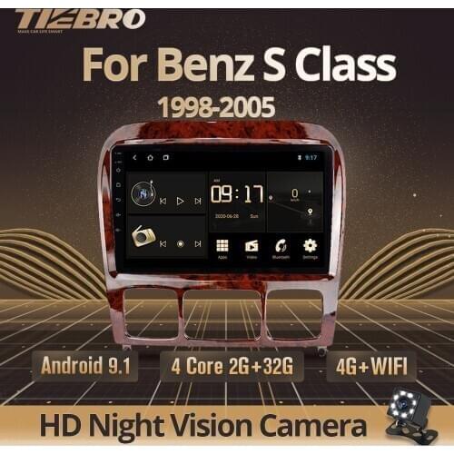 TIEBRO For Mercedes Benz S Class W220 S280 S320 S350 S400 S430 S500 S600 S55 AMG 1998-2005 Car Multimedia Player GPS Navigation