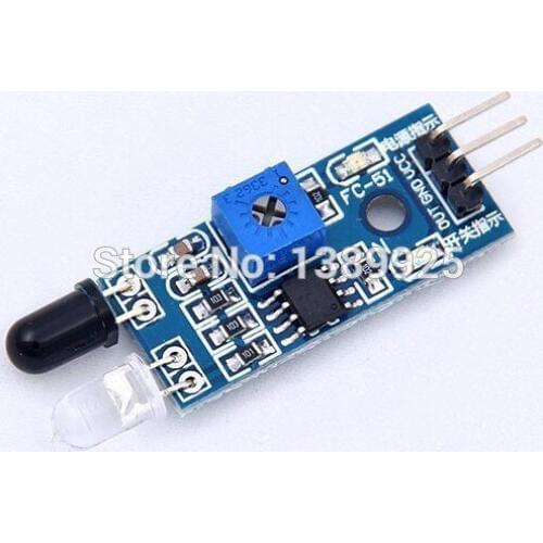 Free Shipping 10pcs/Lot Hot Sale Avoid IR Infrared Obstacle Smart Car Reflection Photoelectric Sensor Module
