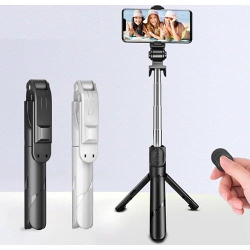 Bluetooth-Compatible Selfie Stick Mobile Phone Holder Handle Retractable Portable Multifunctional Tripod For Phone