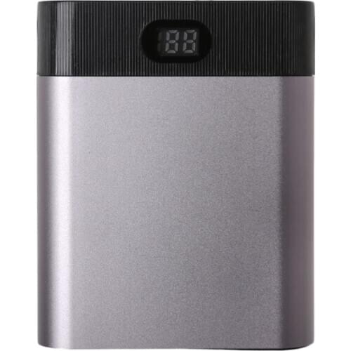 2 USB Ports 4x 18650 DIY Portable Battery Holder LCD Display Power Bank Case Box 1XCE