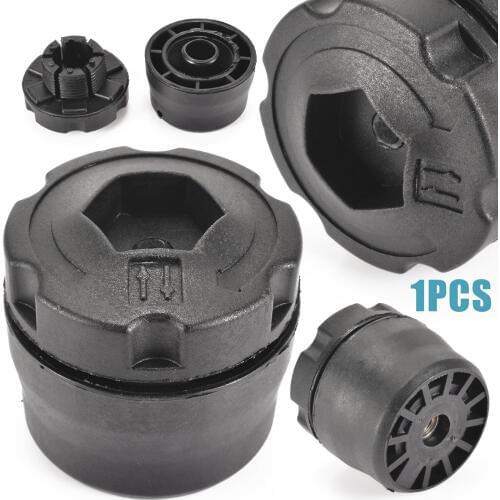 ABS Plastic Nylon Line Grass Trimmer Head with 3 Mowing Ropes Set for Lawn Mower Brush Cutter Trimmer Head Garden Tools