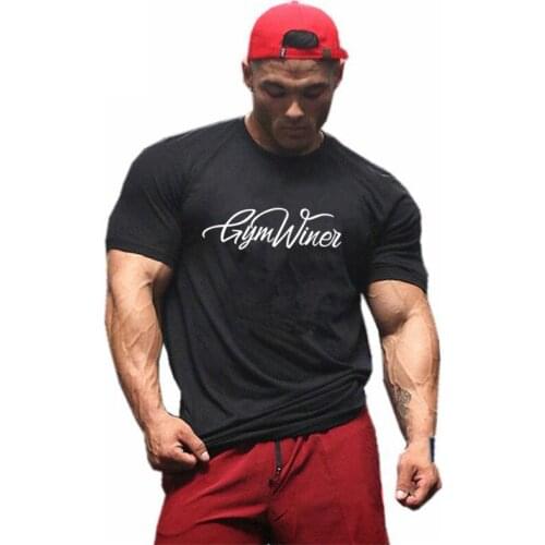 Мужские спортивные футболки GYM WINER China At AliExpress