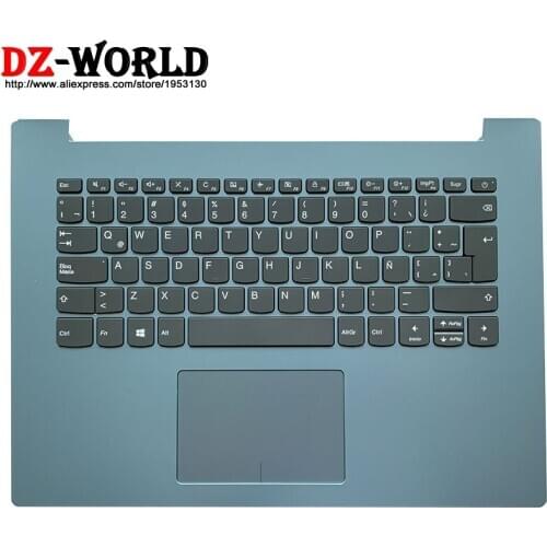Latin Spain Keyboard with Shell C Cover Palmrest Upper Case Touchpad for Lenovo Ideapad 320-14 ISK IKB IAP AST Laptop 5CB0N82305