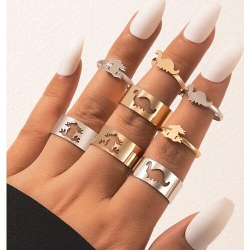 2021 NEW Smile Gal Ring Alien Flower Queen Rings Enamel Thick Ring Luxury Spring Fine Heart Clouds Rings for Women Gift Jewelry