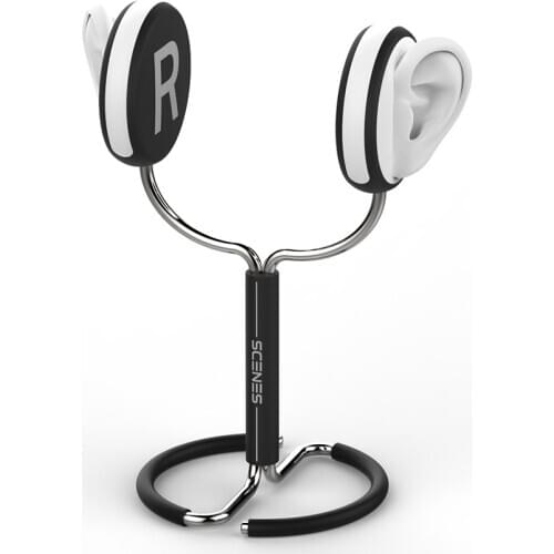 Mu6 Scenes Lifelike Dummy Head Earphone Stand for Binaural Recording, VR Surround Sound, ASMR Recording, Music Production