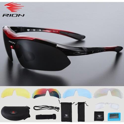RION Polarized Photochromic Sunglasses Man Cycling Glasses Road Bike Goggle MTB Polarizing Discoloration Eyewear for Fishing Car
