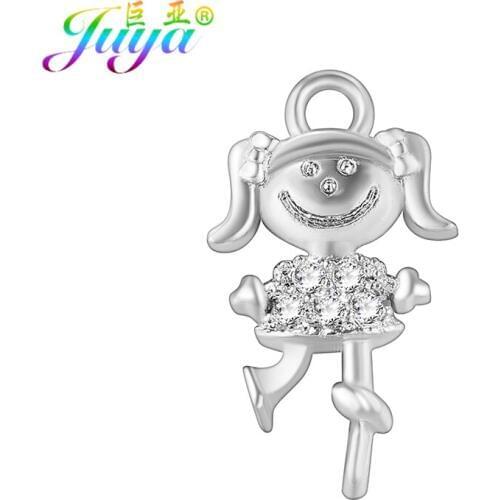 Cirque Du Soleil Dolls Supplier Cute Girl Connector Charms Accessories Women Earrings Bracelets Necklace DIY Making Gift