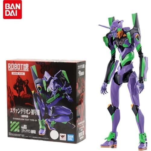 Pvc Bandai The Robot Spirits Eva Evangelion Figure Evangelion Test Type-01 No. 1 Machine Action Anime Figure Model Toy