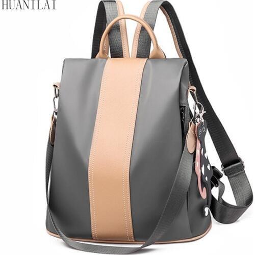 HUANILAI College Wind School Backpack Girl Women Backpacks Female Travel Shoulder Bag High Quality