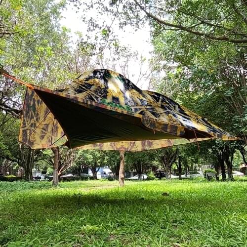 Family Hammock Triangle Tree Tent Family Travel Camping Fishing Self-driving Tour Extra Large Hammock Waterproof