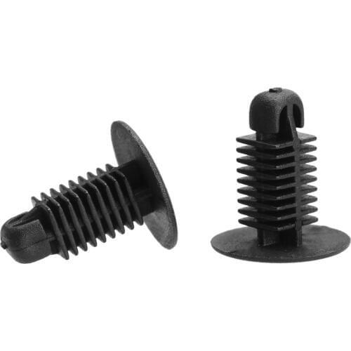 50Pcs 8x7.5mm Hole Push Plastic Rivets Auto Fastener Clips Ceiling Inside Decorative Retainers Car Door Fender Clip For Toyota